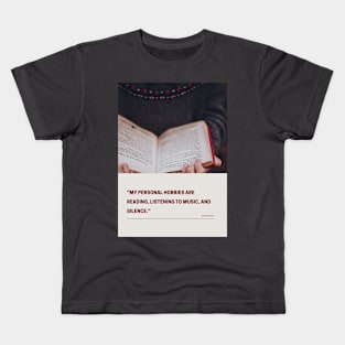 My hobbies are reading.... Kids T-Shirt